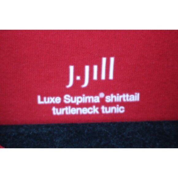 J.Jill Luxe Supime Shirttail Turtleneck Tunic-Size Large - Picture 4 of 8
